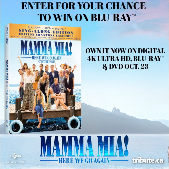 MAMMA MIA! HERE WE GO AGAIN Blu-ray contest MAMMA MIA! HERE WE GO AGAIN Blu-ray contest