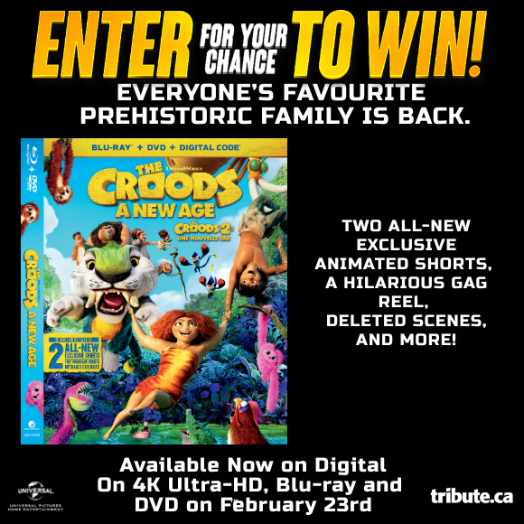 THE CROODS: A NEW AGE Blu-ray Contest THE CROODS: A NEW AGE Blu-ray Contest