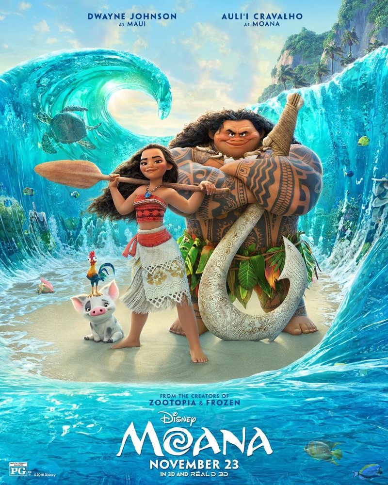 Moana rides into theaters this weekend