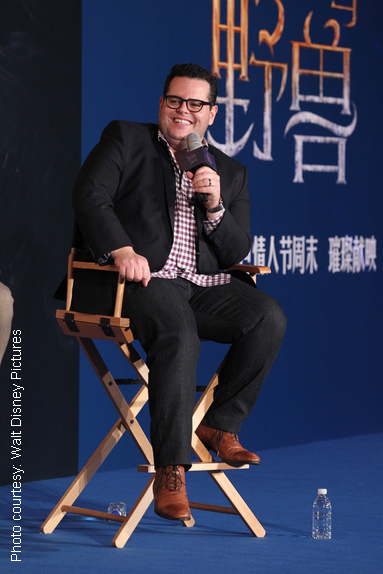 Josh Gad at Beauty and the Beast event. Photo by Ukonphoto