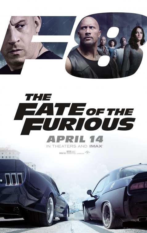 The Fate of the Furious new in theaters