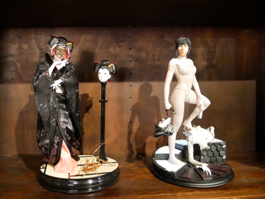 Ghost in the Shell figurines at WETA Workshop