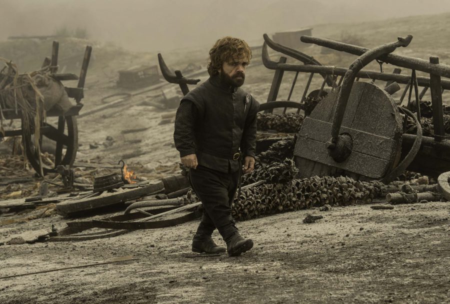 Tyrion witnessing the aftermath of dragon fire