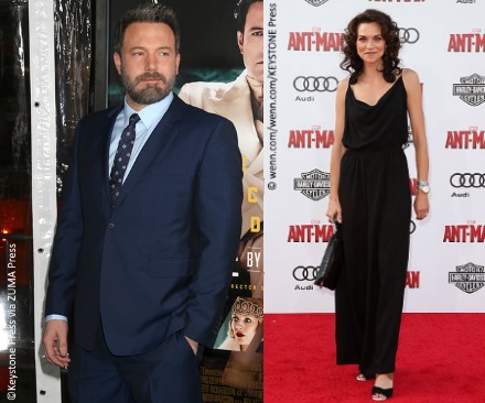 Ben Affleck (pictured left) and Hilarie Burton (pictured right) attending separate events