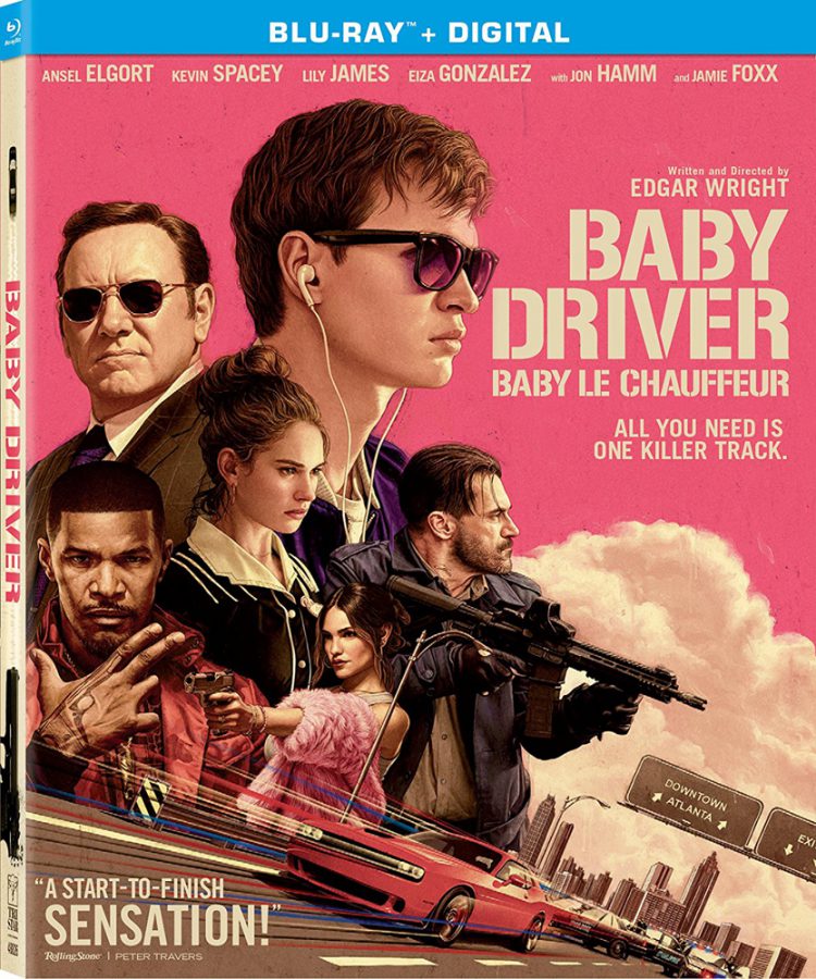 Baby Driver on Blu-ray starring Ansel Elgort