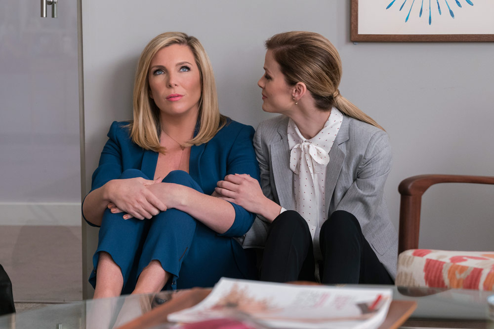 June Diane Raphael and Brooklyn Decker in Grace and Frankie