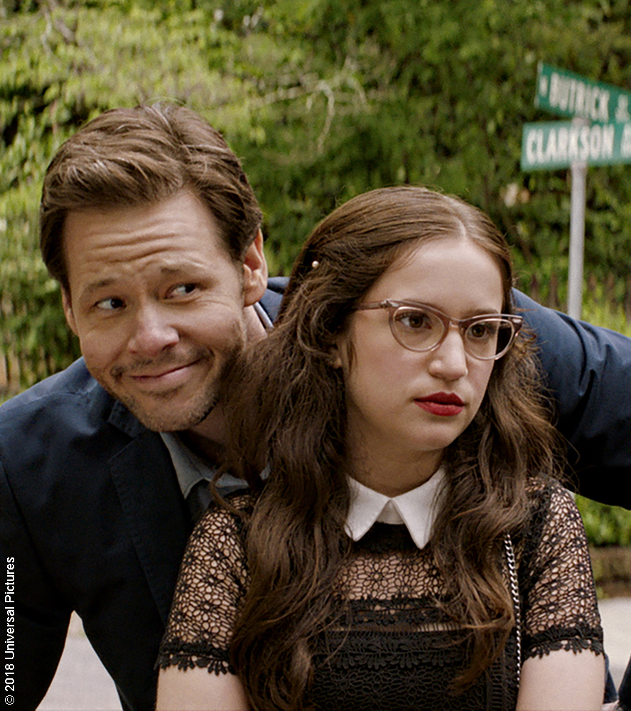 Gideon Adlon with Ike Barinholtz in Blockers