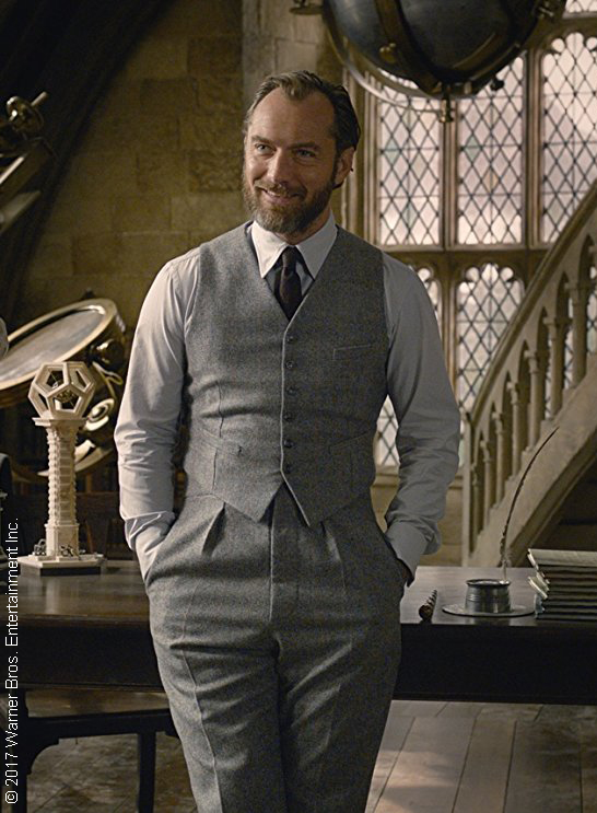 Jude Law as Albus Dumbledore in Fantastic Beasts: The Crimes of Grindelwald