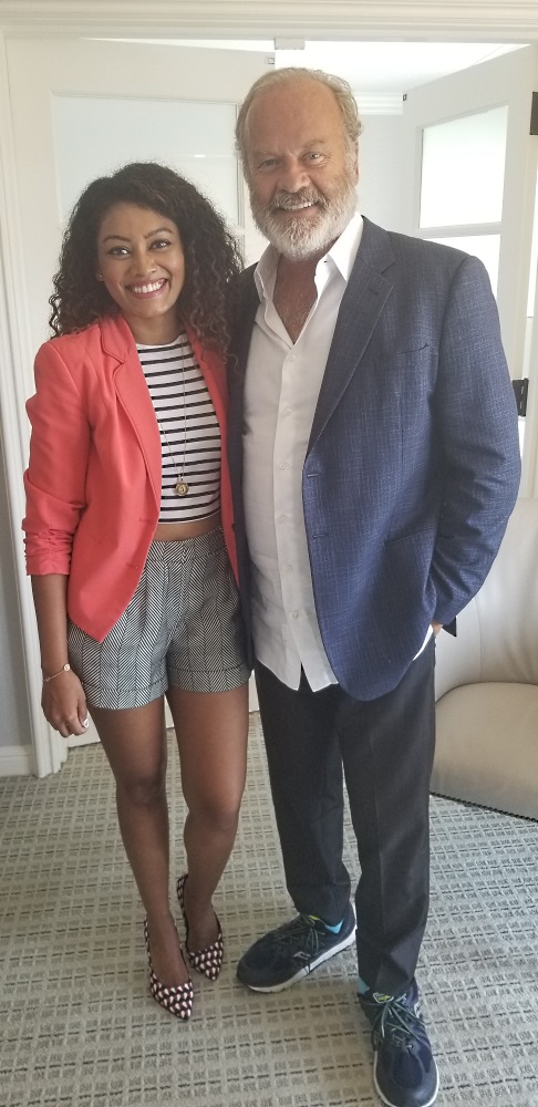 Marriska Fernandes and Kelsey Grammer. Photo courtesy Marriska Fernandes