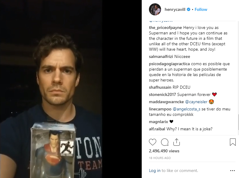 Henry Cavill Instagram