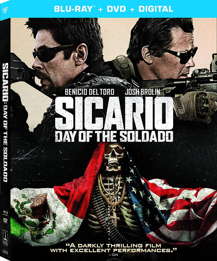 Sicario: Day of the Soldado on Blu-ray and DVD
