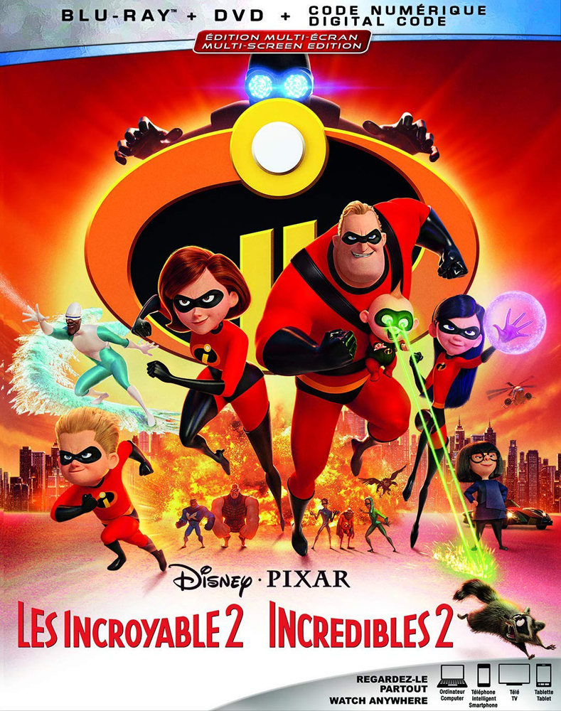 Incredibles 2 on Blu-ray and DVD