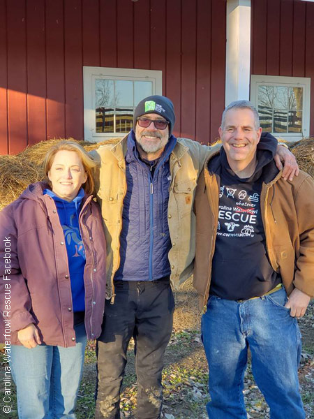 Jeffrey Dean Morgan at the Carolina Waterfowl Rescue