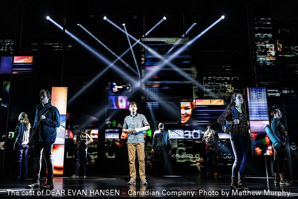 The cast of Dear Evan Hansen. Photo by Matthew Murphy