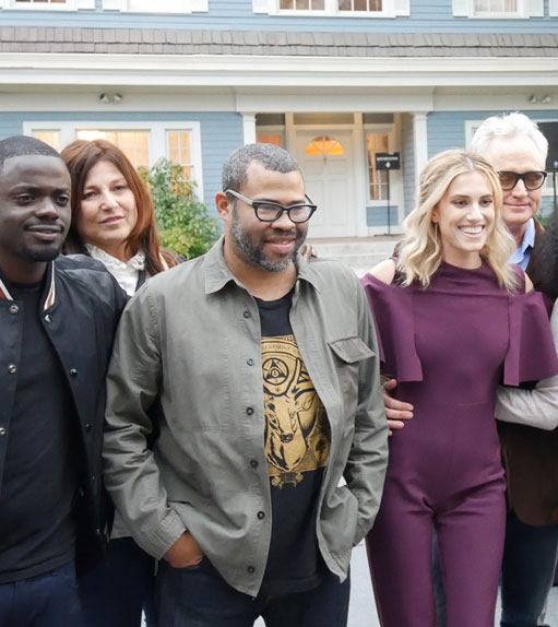 Jordan Peele with Get Out cast at Universal