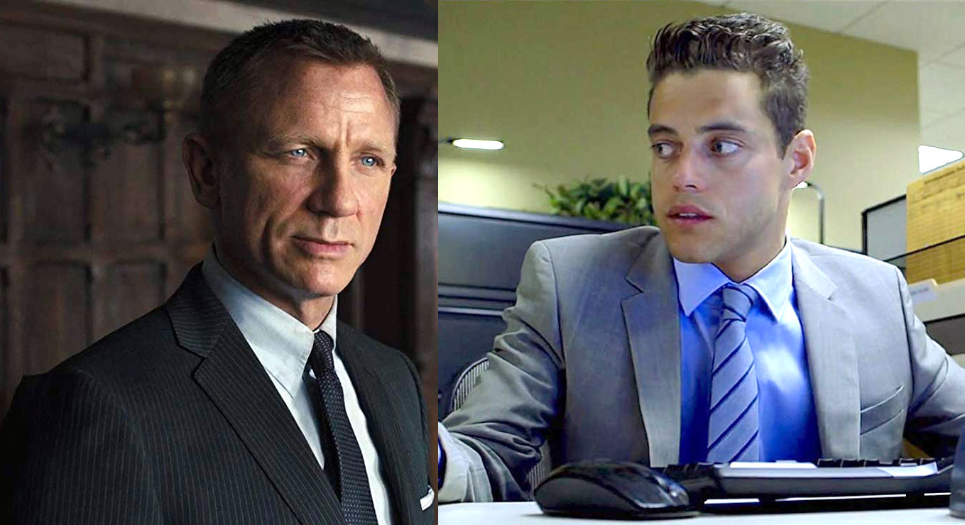 Daniel Craig and Rami Malek