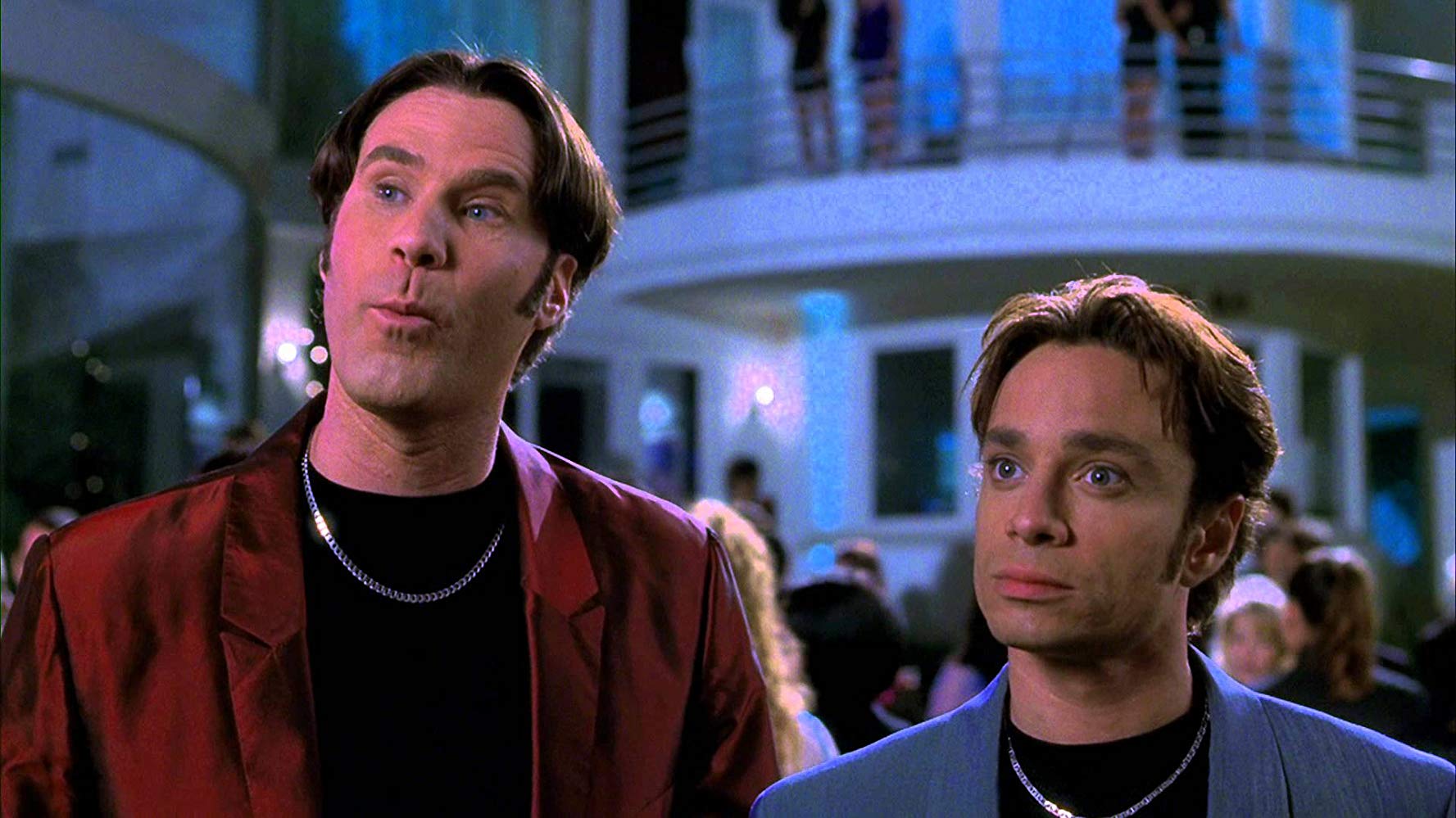 Will Ferrell (left) and Chris Kattan (right) in A Night at the Roxbury
