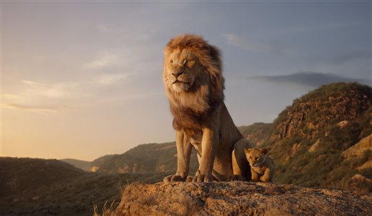 Mufasa and young Simba