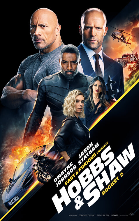 Hobbs & Shaw, now playing in theaters