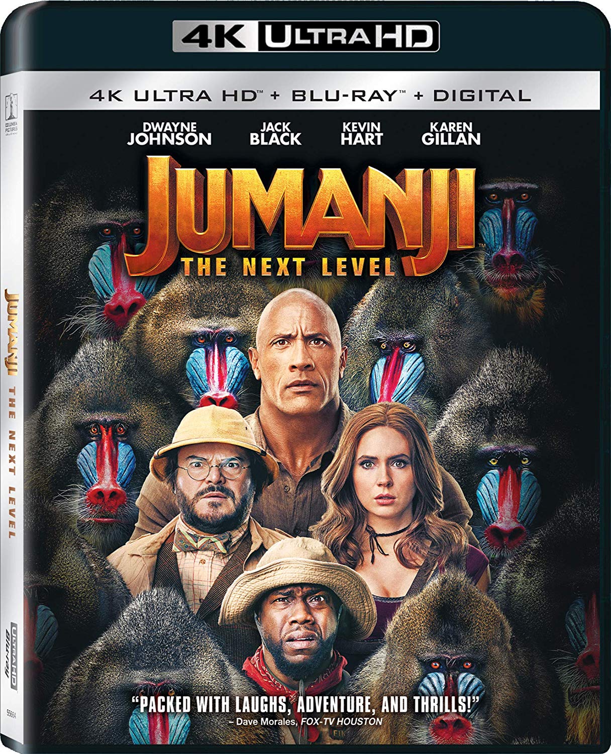 Jumanji: The Next Level Blu-ray and DVD