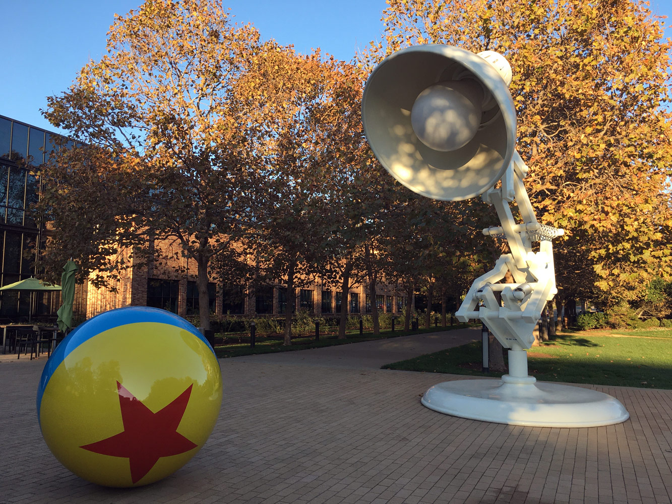 Pixar's famous Lamp and Ball 