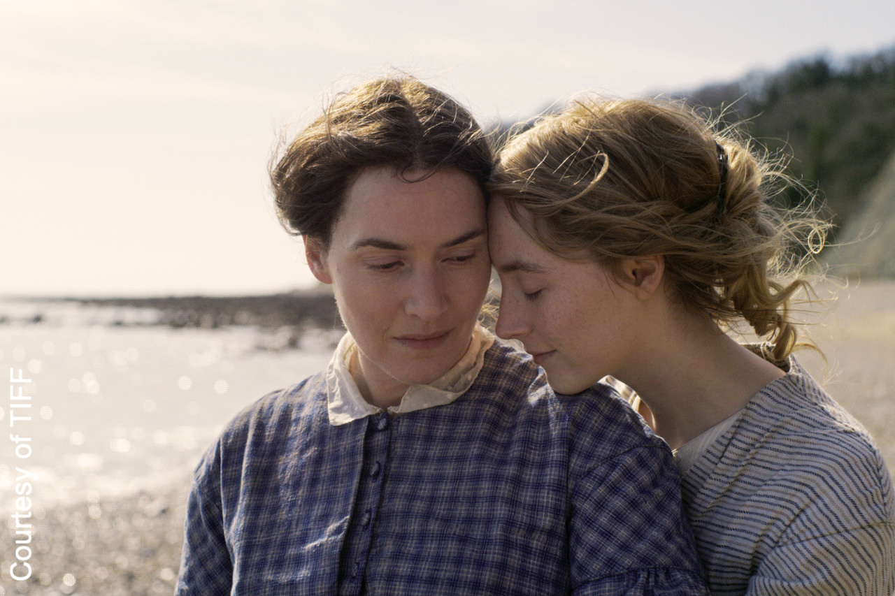 Ammonite, starring Kate Winslet and Saoirse Ronan