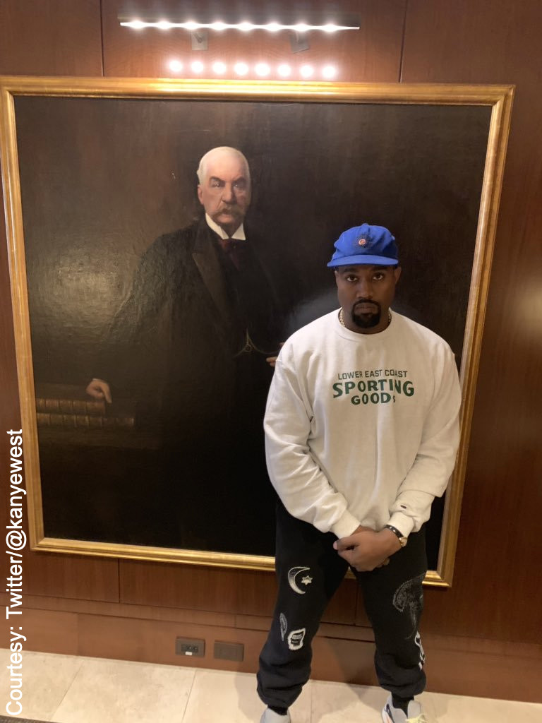 Kanye West Twitter photo