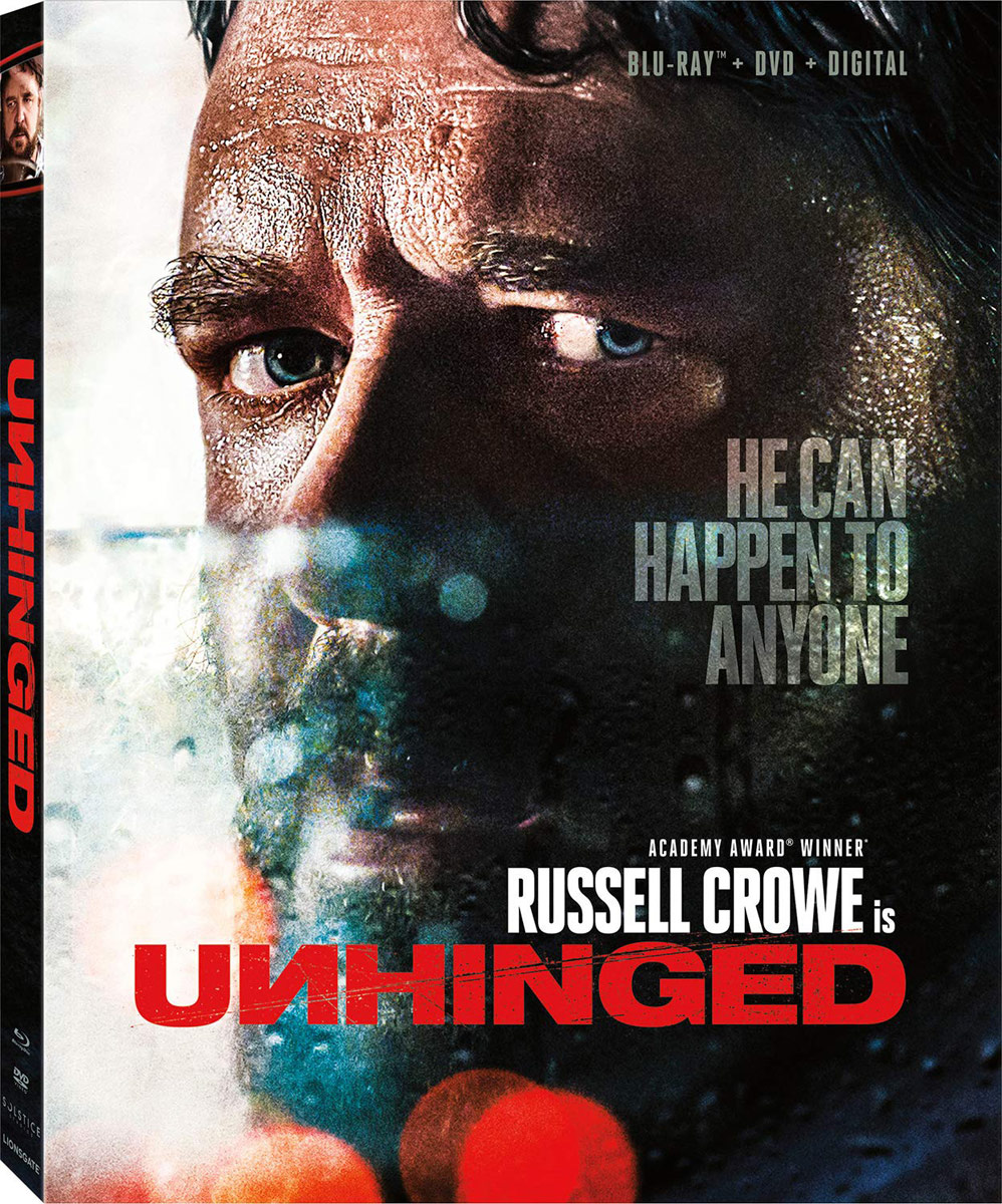 Unhinged Blu-ray starring Russell Crowe