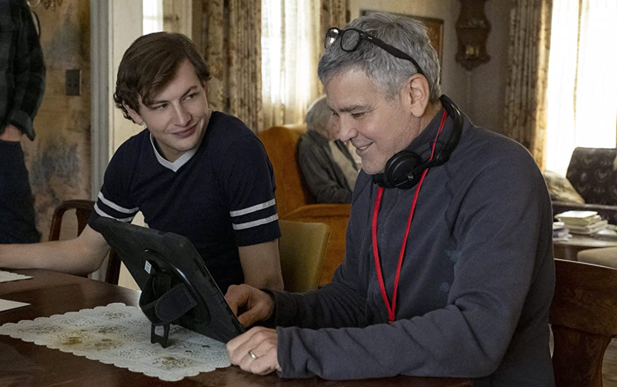 Tye Sheridan and George Clooney