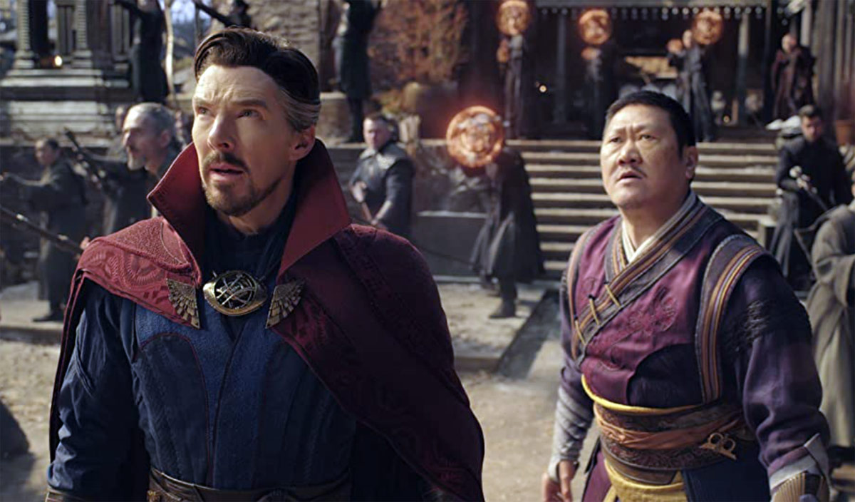 Benedict Cumberbatch and Benedict Wong in Doctor Strange in the Multiverse of Madness