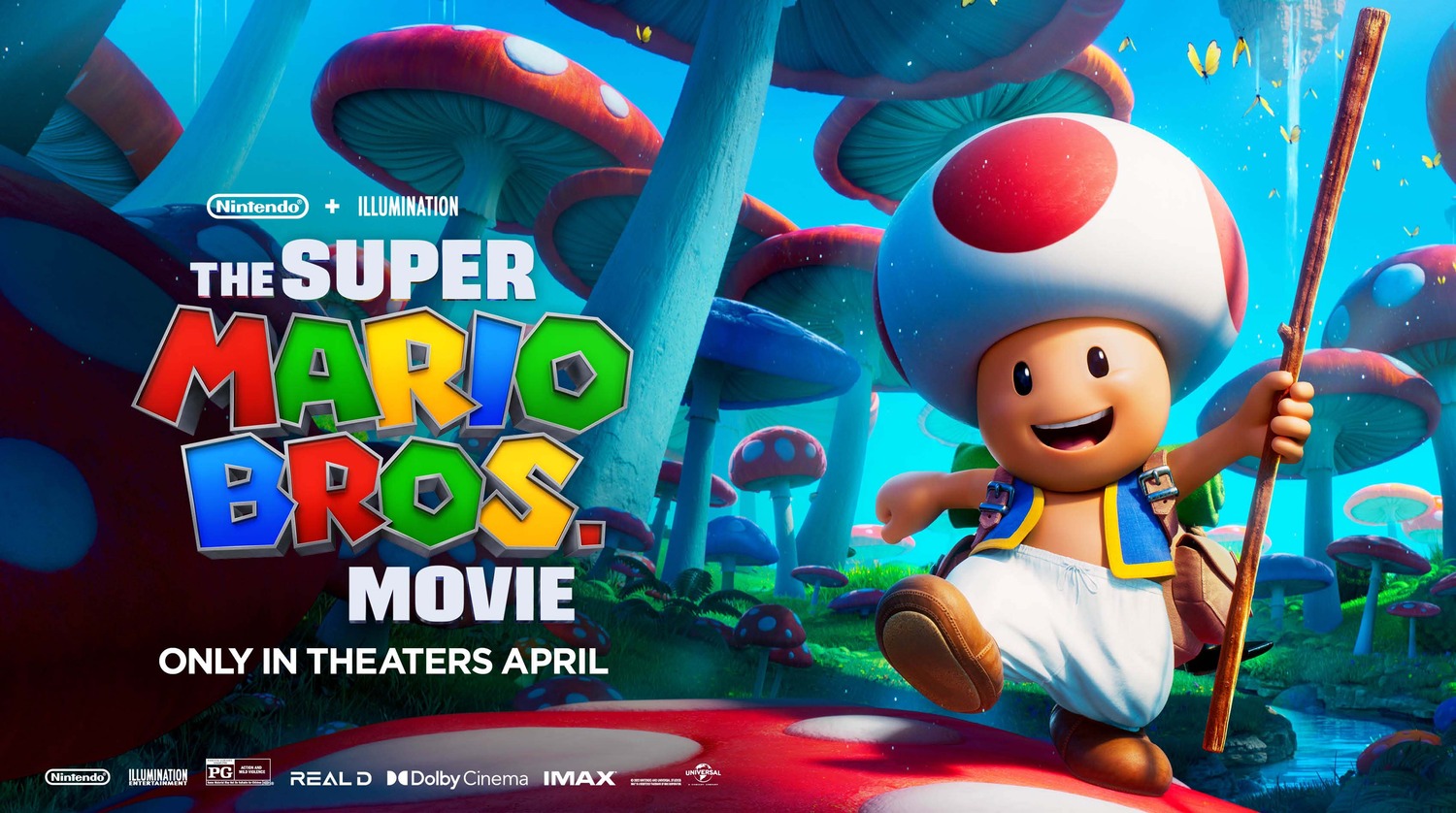The Super Mario Bros. Movie tops the weekend box office
